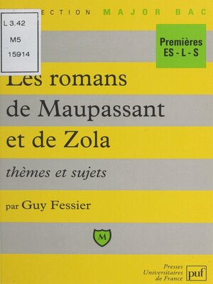 cover image of Les romans de Maupassant et de Zola